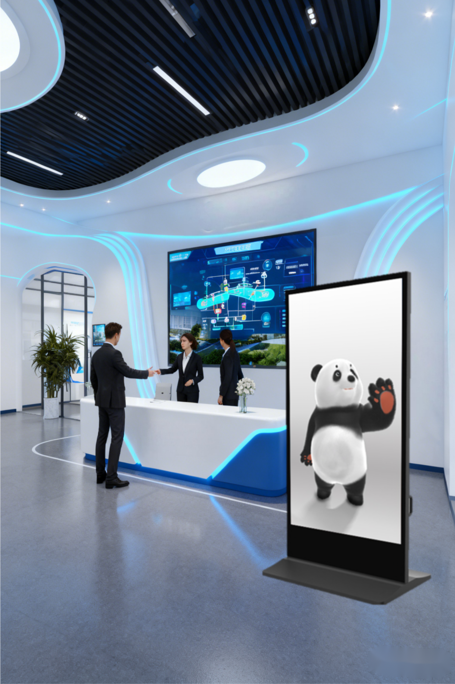 AI多数字人智慧大屏及硬件